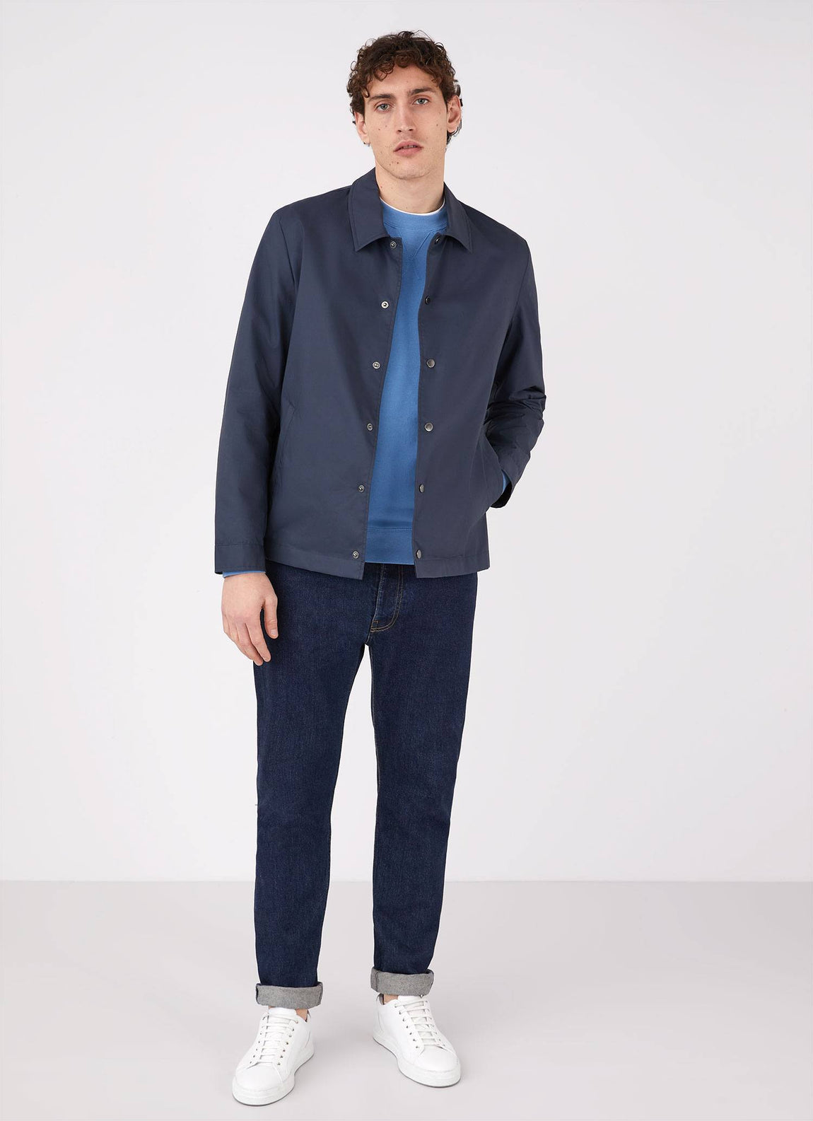 Men's Loopback Sweatshirt in Lake Blue