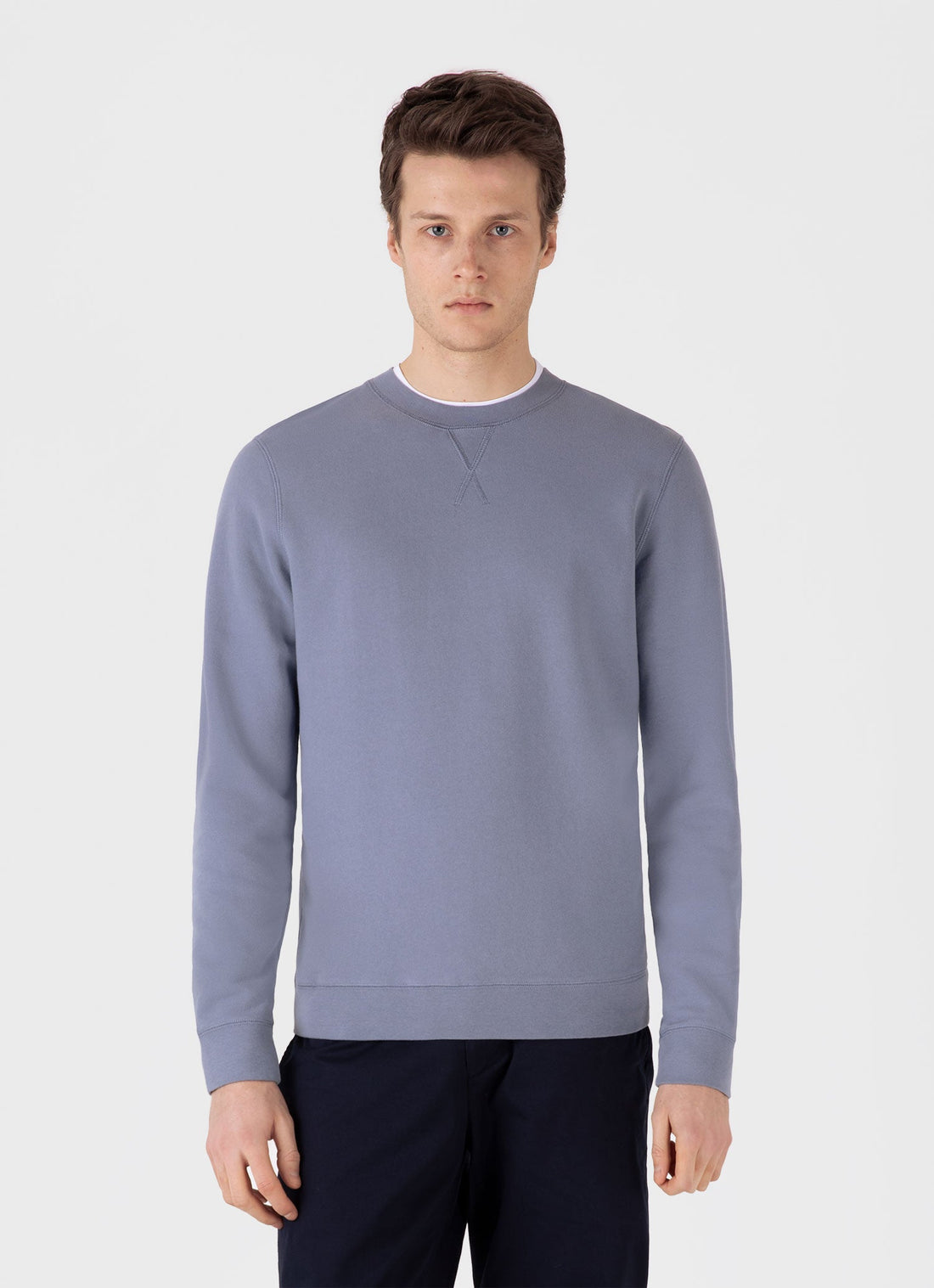 Men's Loopback Sweatshirt in Vintage Blue