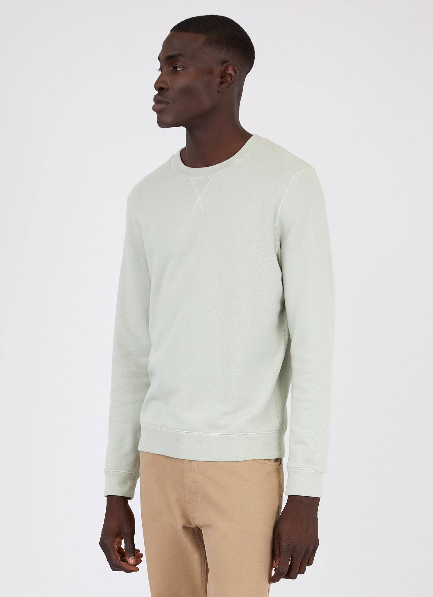 Men's Loopback Sweatshirt in Pistachio