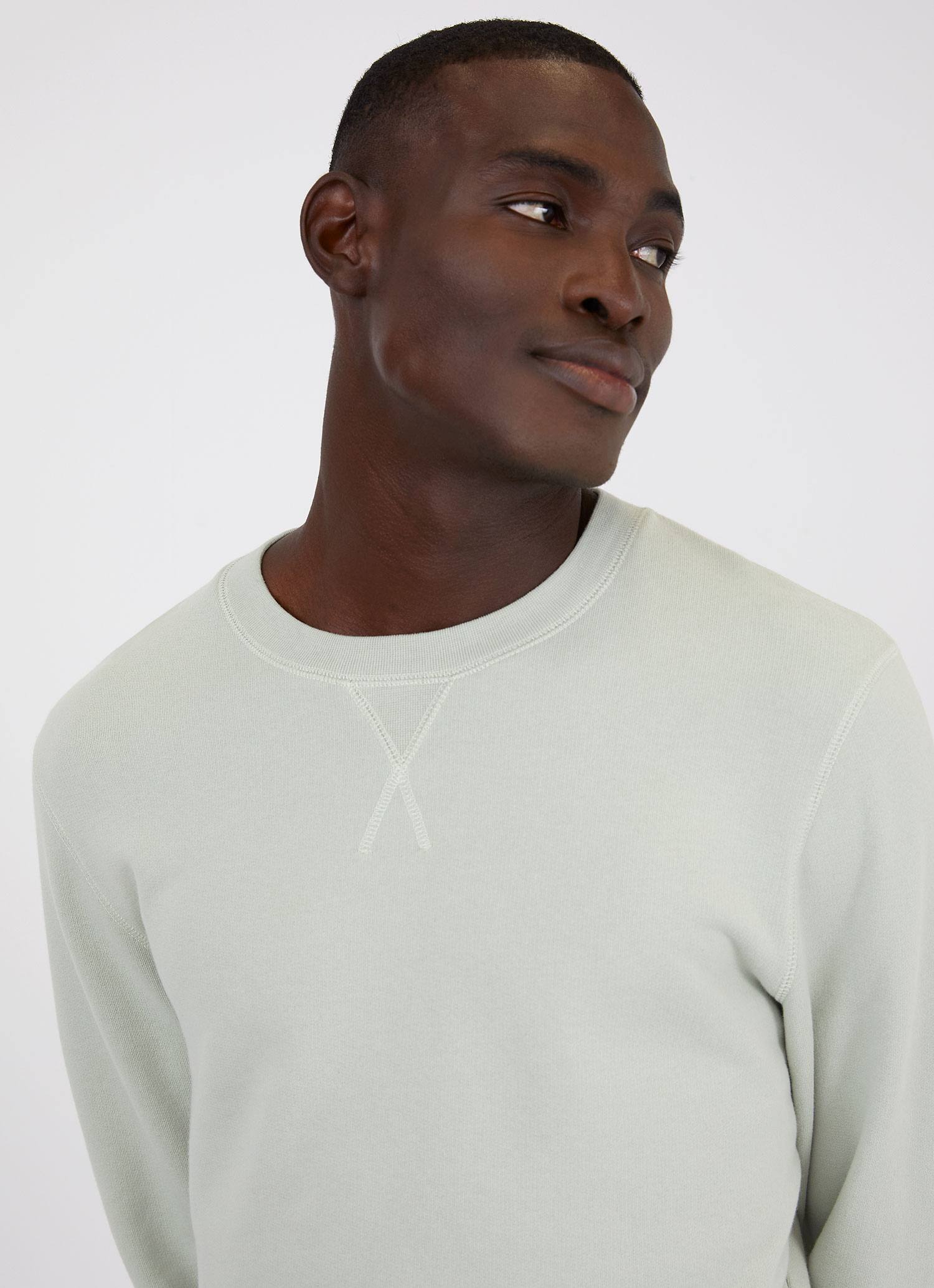 Men's Loopback Sweatshirt in Pistachio