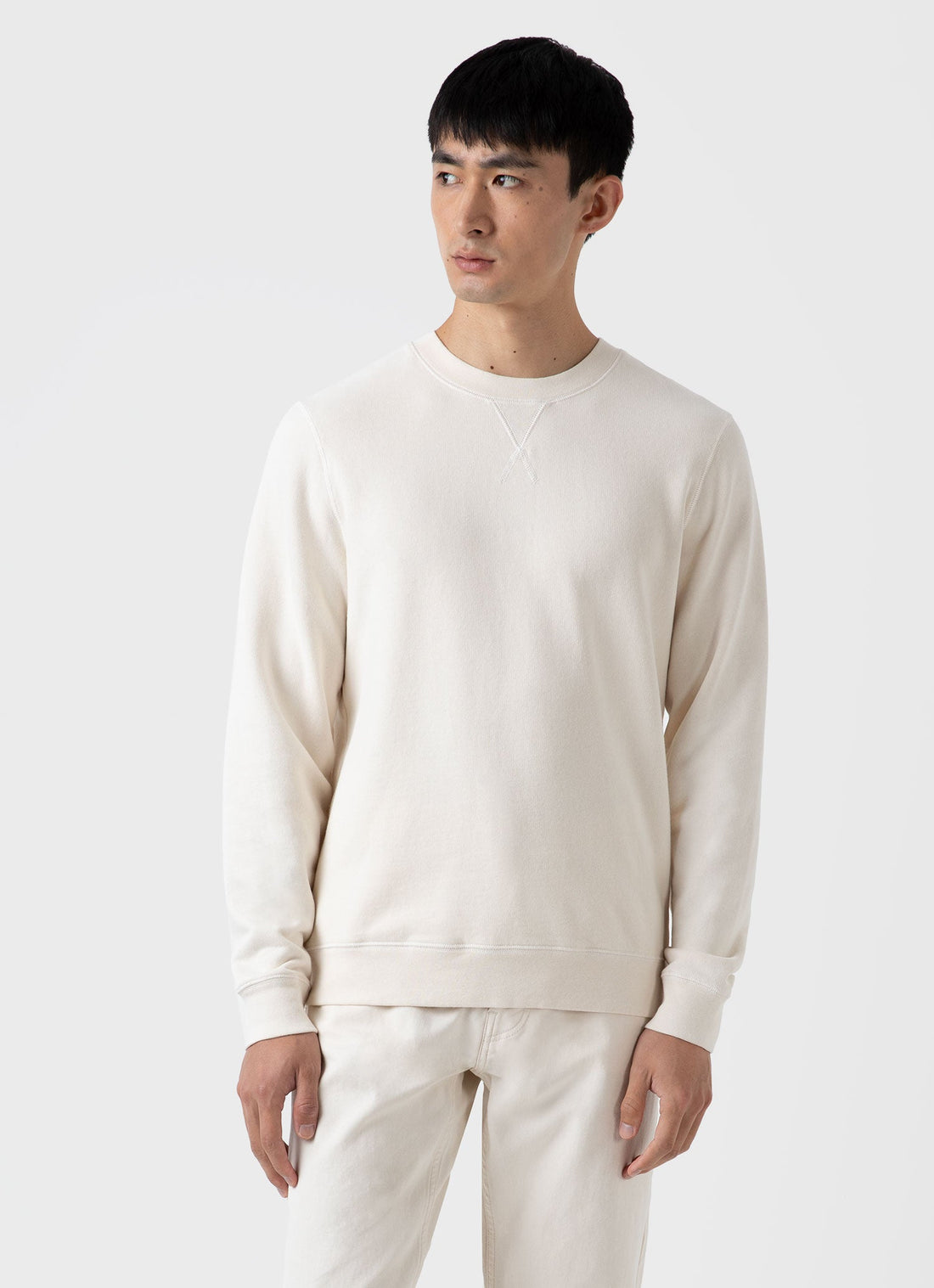 Men's Undyed Loopback Sweatshirt in Undyed