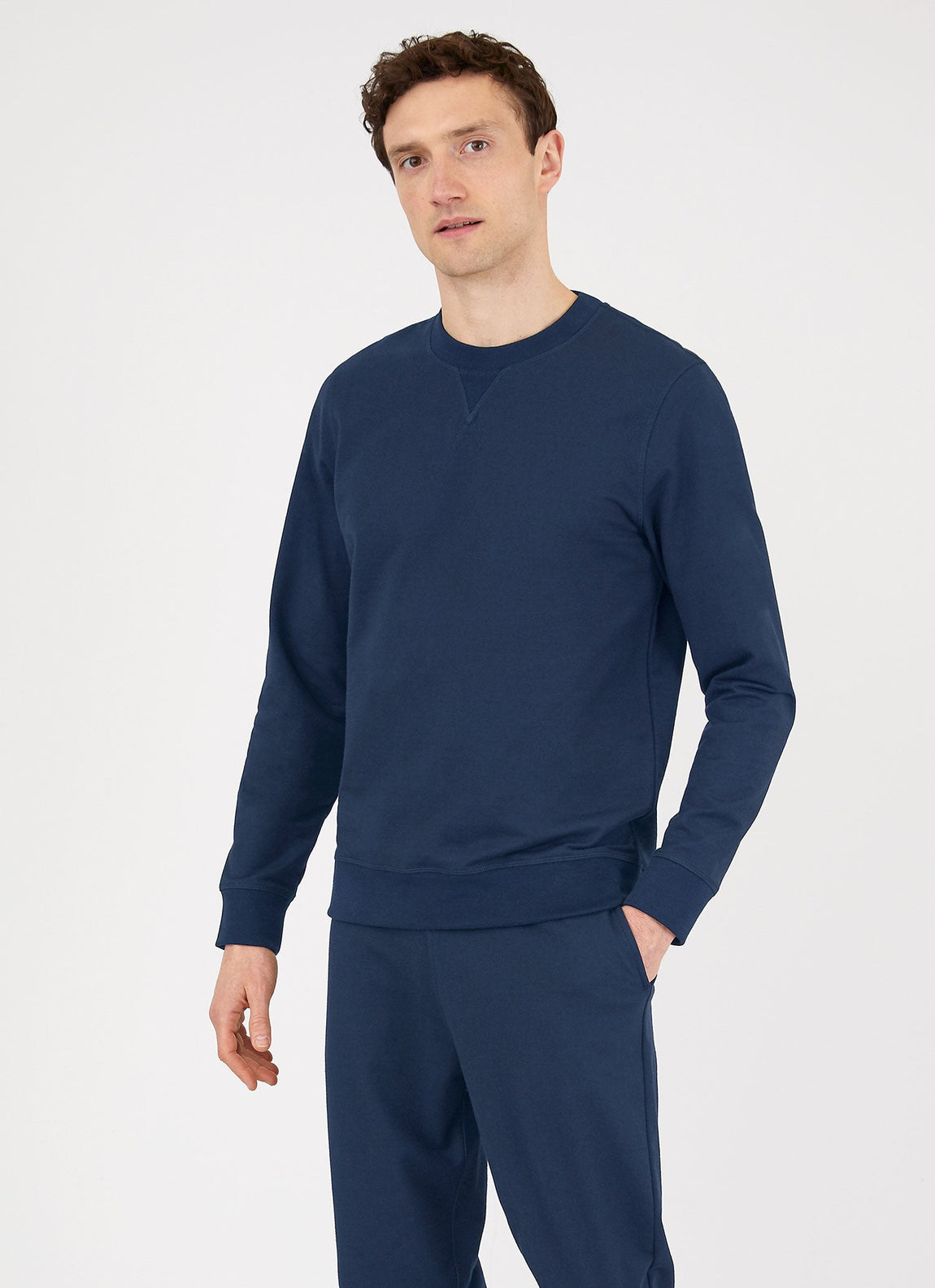 Men's DriRelease Active Sweatshirt in Marine Blue