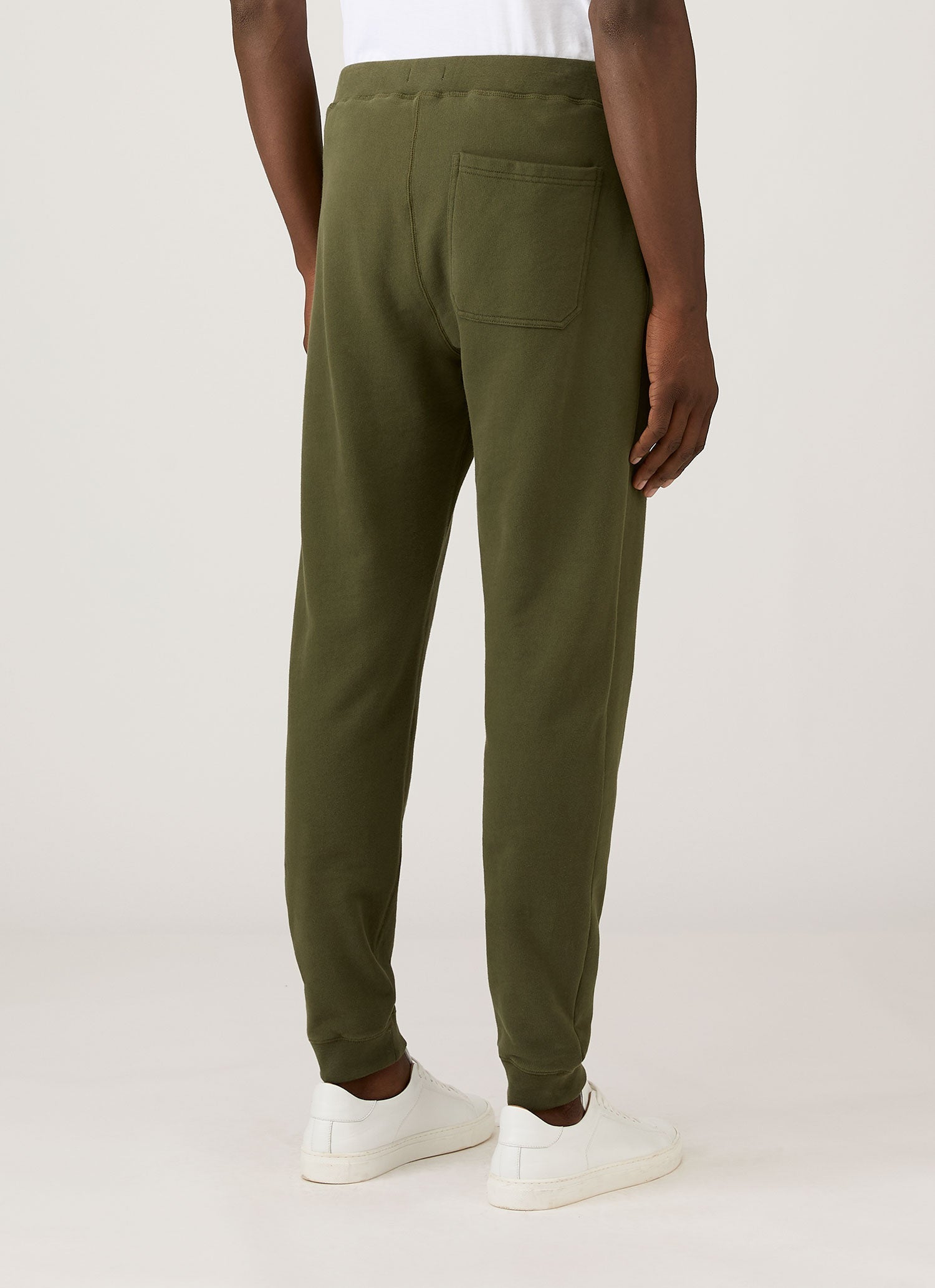 Men's Loopback Sweatpants in Deep Olive