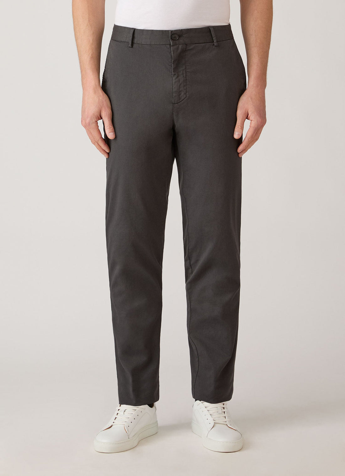 Schmale Chinohose Baumwollstretch