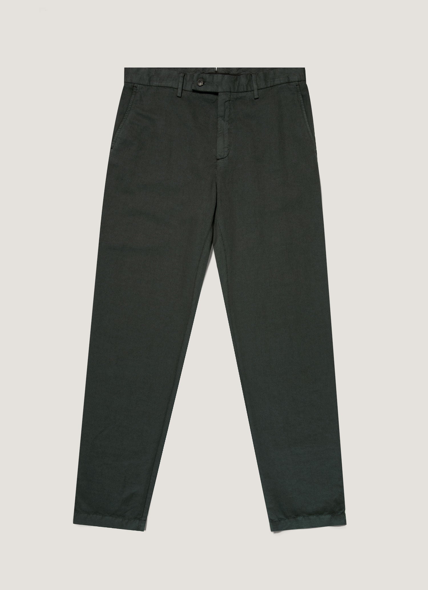 Men's Cotton Linen Trouser in Charcoal