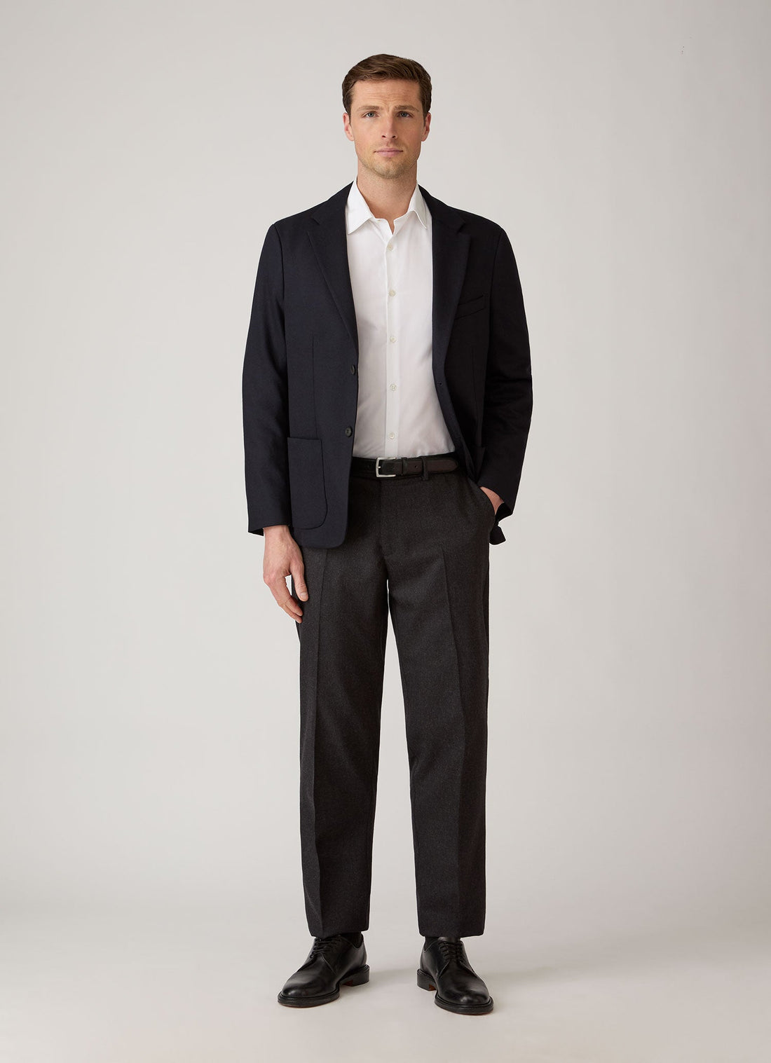 Flanellhose aus Wolle und Kaschmir