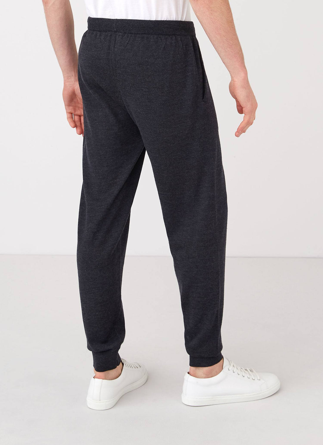 Men's Merino Wool Lounge Pant in Charcoal Melange