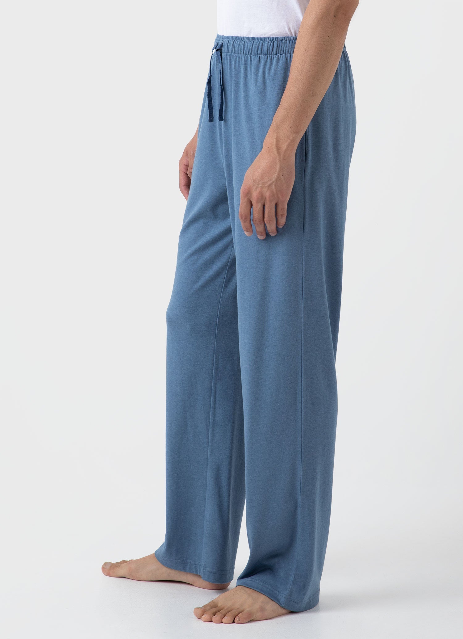 Men's Cotton Modal Lounge Pant in Bluestone