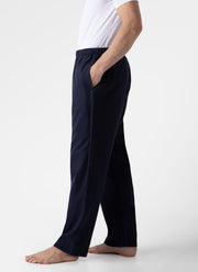 Men's Cotton Flannel Pyjama Trouser in Navy