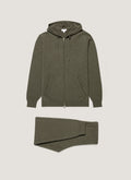 Men's Cashmere Lounge Set in Khaki