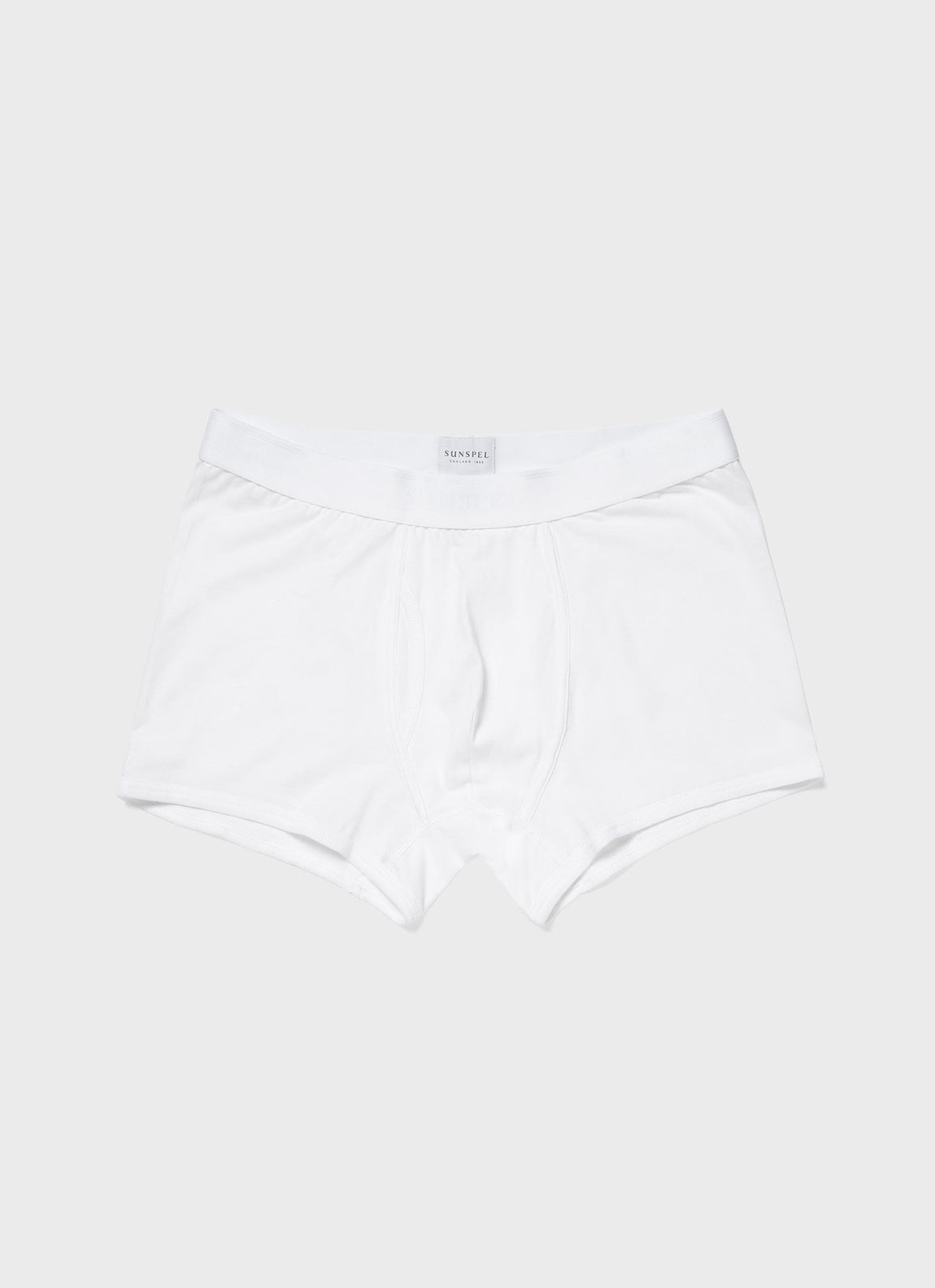 Men's Superfine Cotton Trunks in White