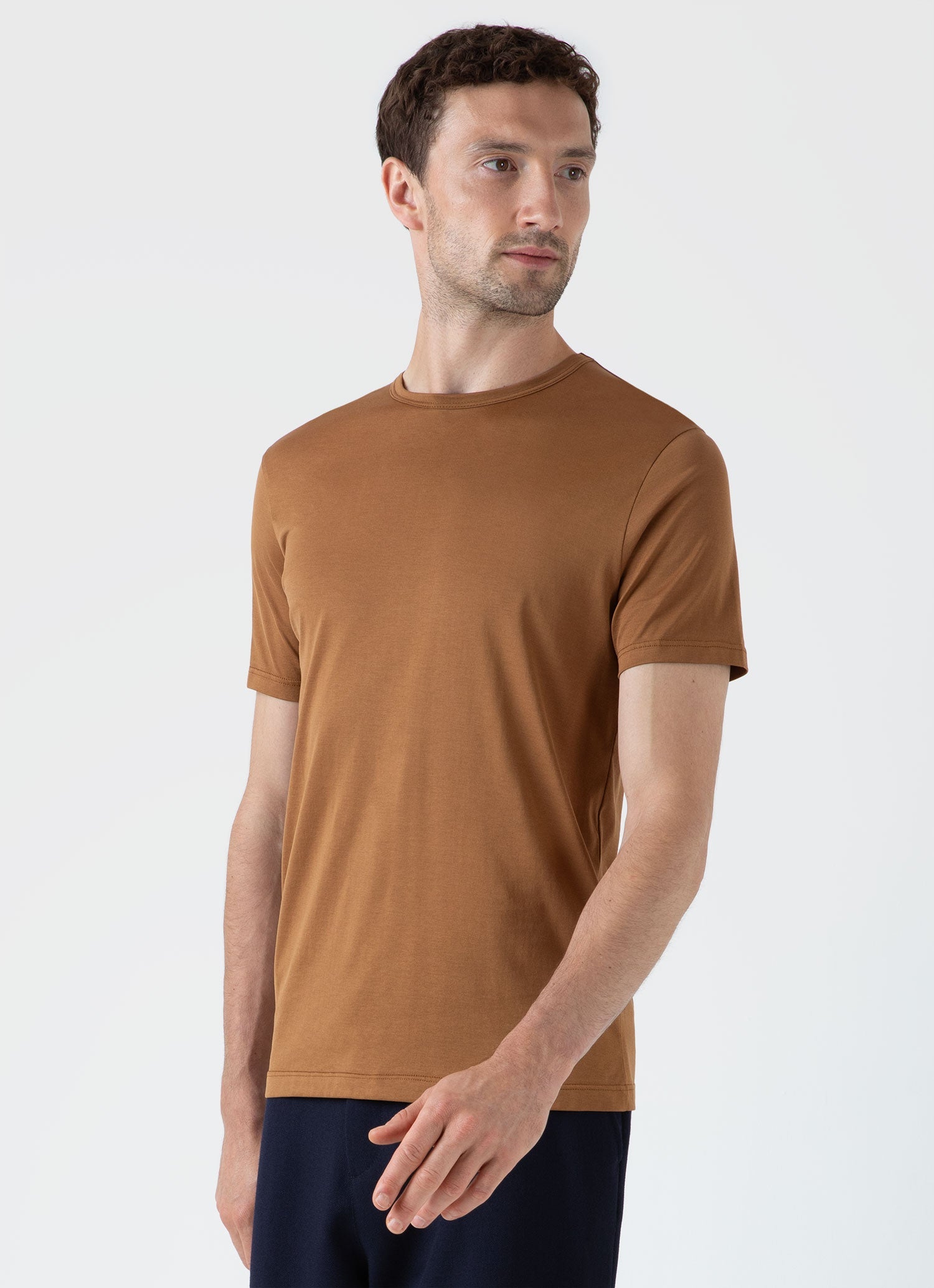 Men's Classic T-shirt in Dark Camel