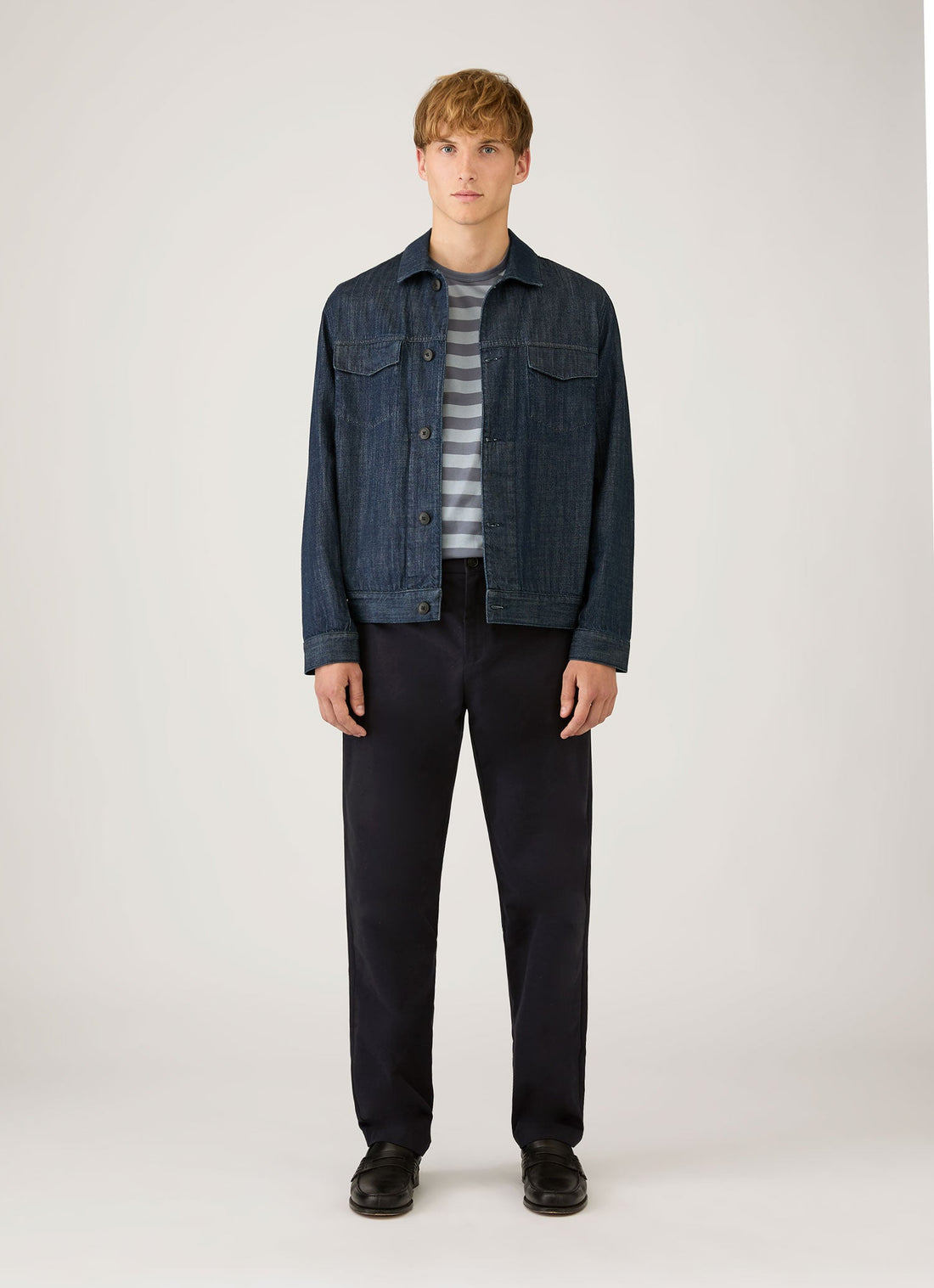 Men's Classic T-shirt in Stone Blue/Slate Blue