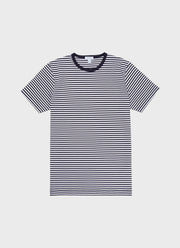 Men's Classic T-shirt in Navy/White English Stripe