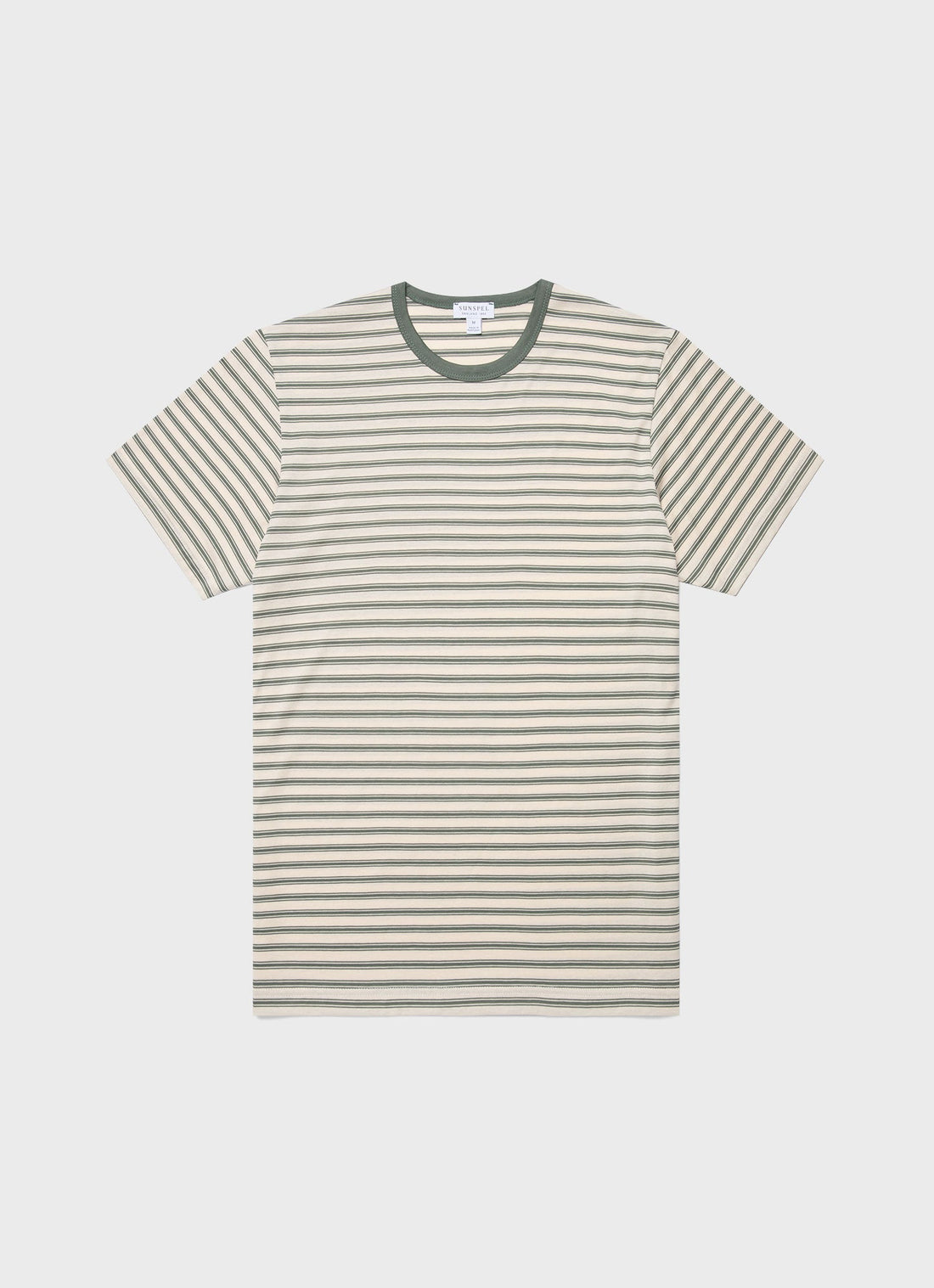 Men's Classic T-shirt in Dusk Green/Undyed