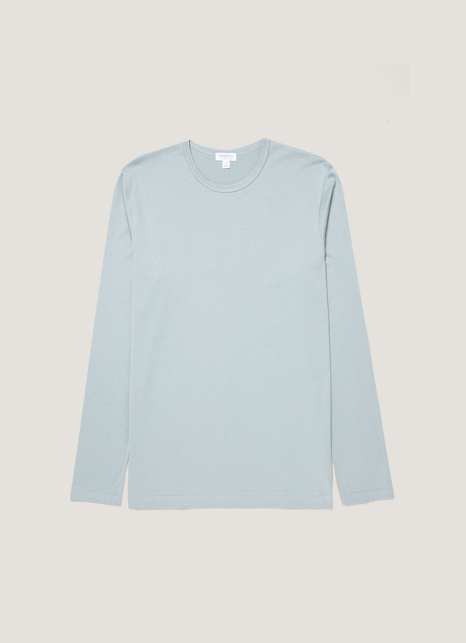 Men's Long Sleeve Classic T-shirt in Stone Blue