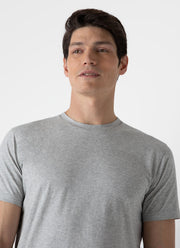 Men's Riviera T-shirt in Grey Melange