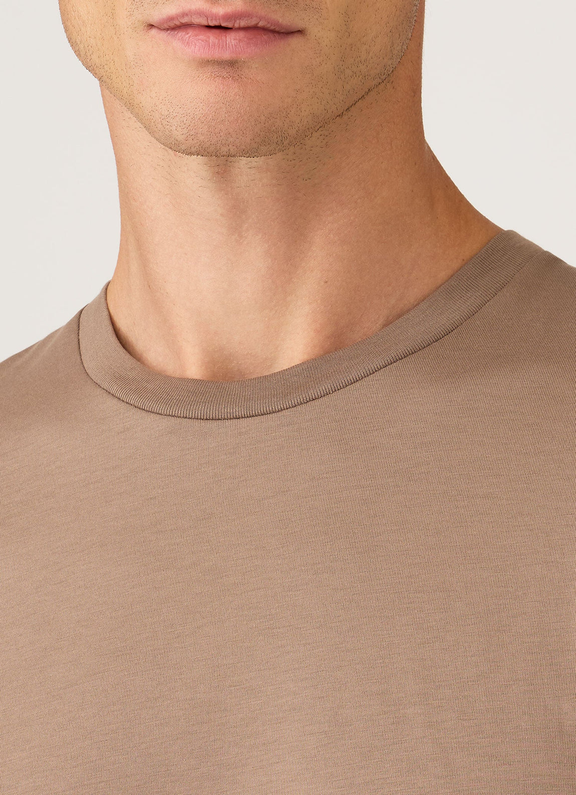 Men's Riviera Midweight T-shirt in Taupe