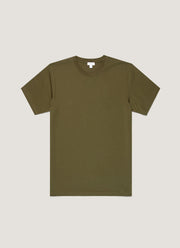 Men's Riviera Midweight T-shirt in Deep Olive