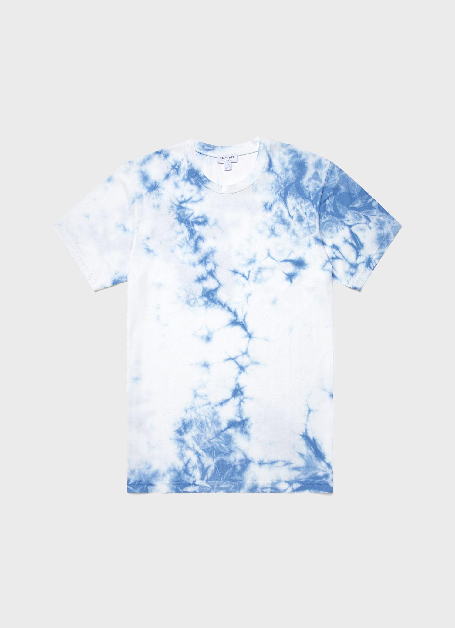 Men's Riviera T-shirt in Sky Blue Tie Dye