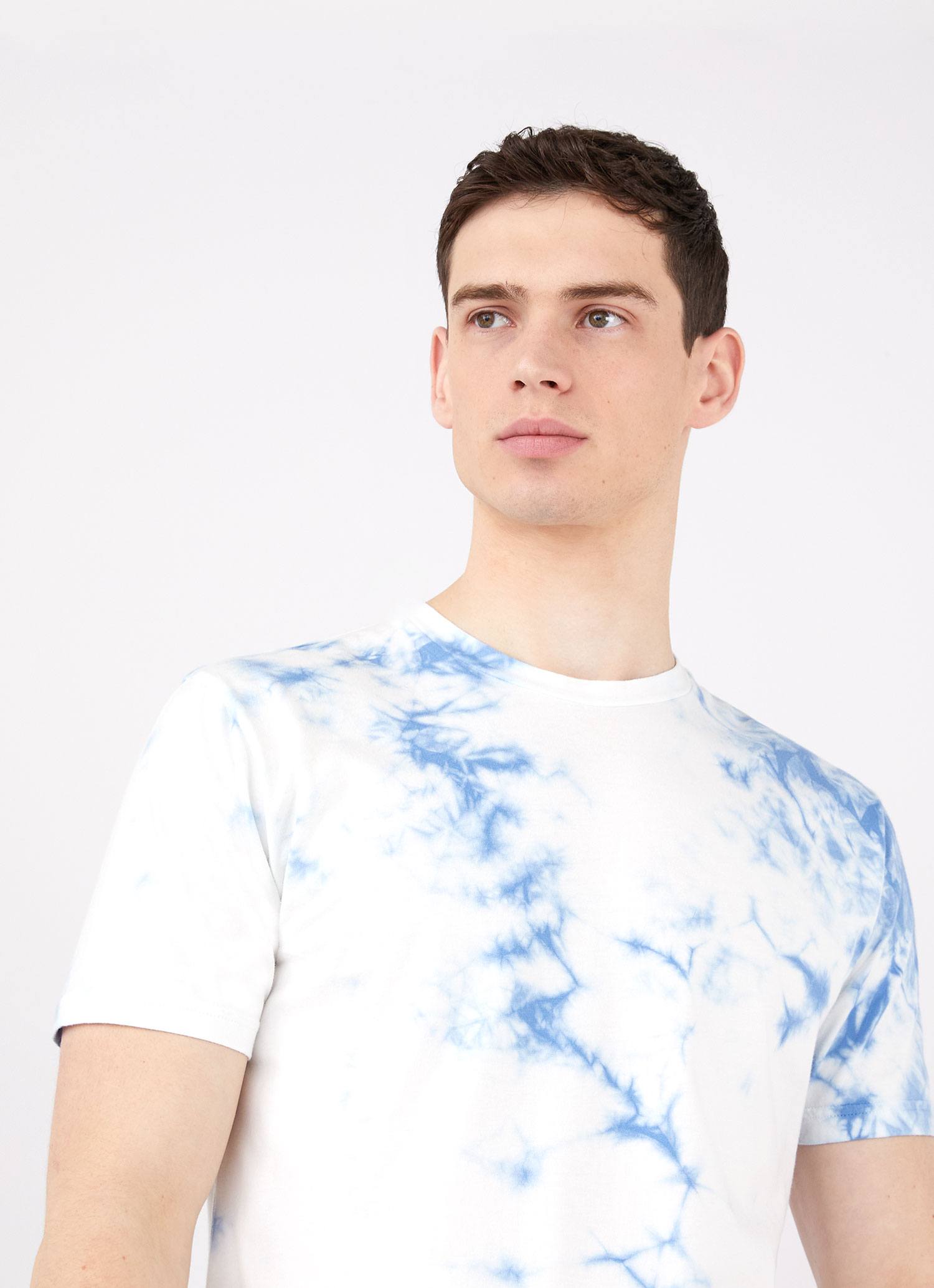 Men's Riviera T-shirt in Sky Blue Tie Dye