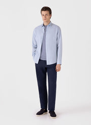 Men's Riviera Midweight T-shirt in Vintage Blue