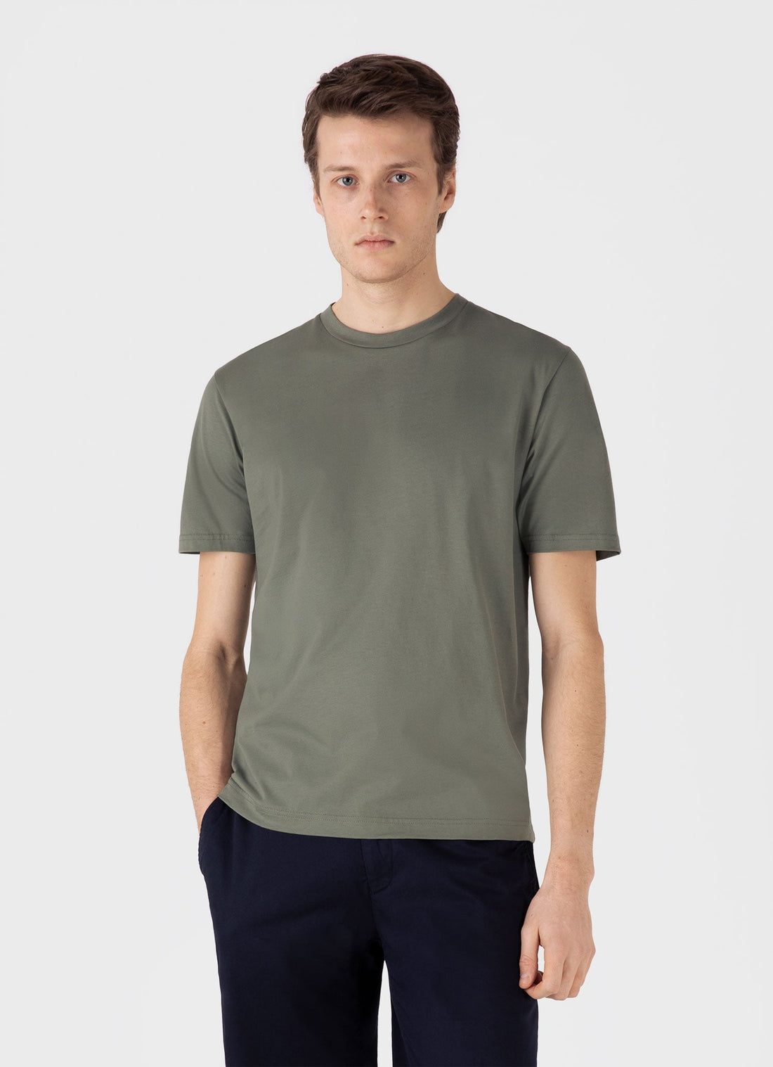 Men's Riviera Midweight T-shirt in Dusk Green