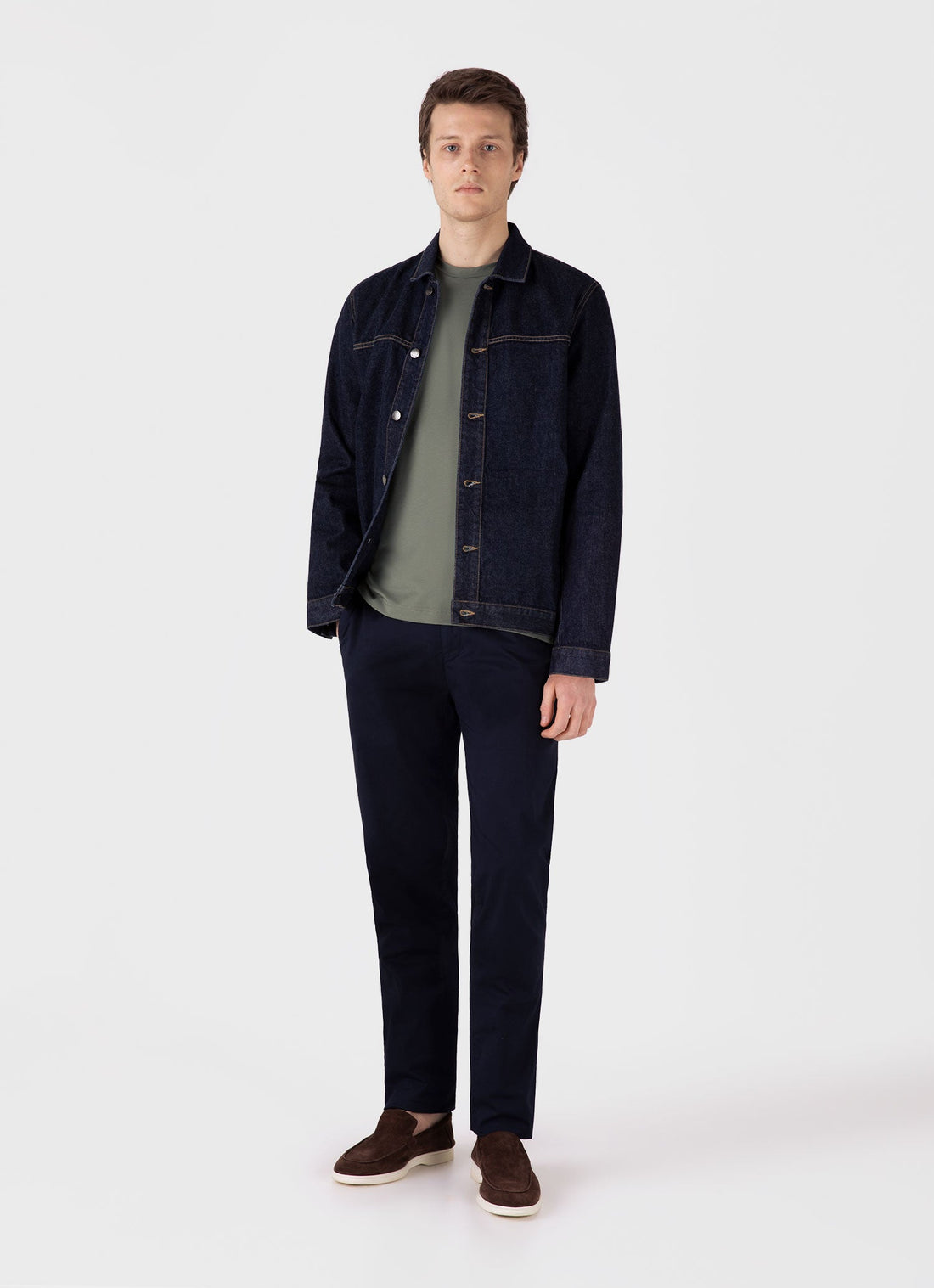 Men's Riviera Midweight T-shirt in Dusk Green