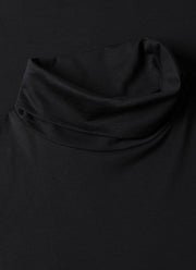 Men's Long Sleeve Roll Neck in Black