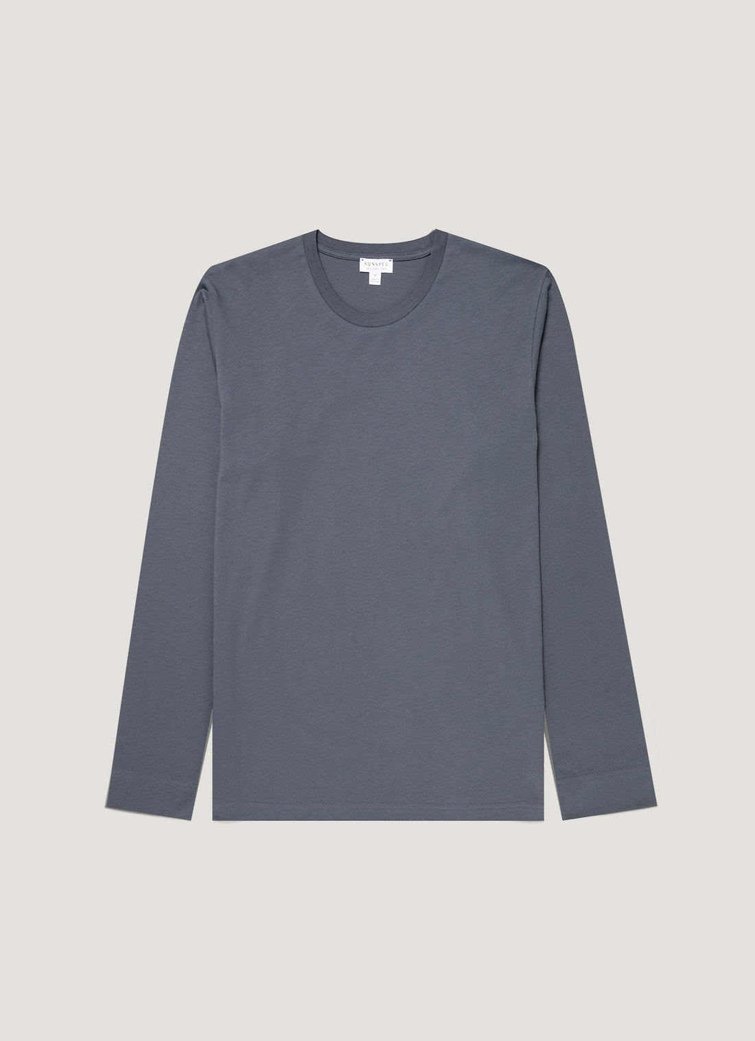 Men's Long Sleeve Riviera Midweight T‑shirt in Slate Blue