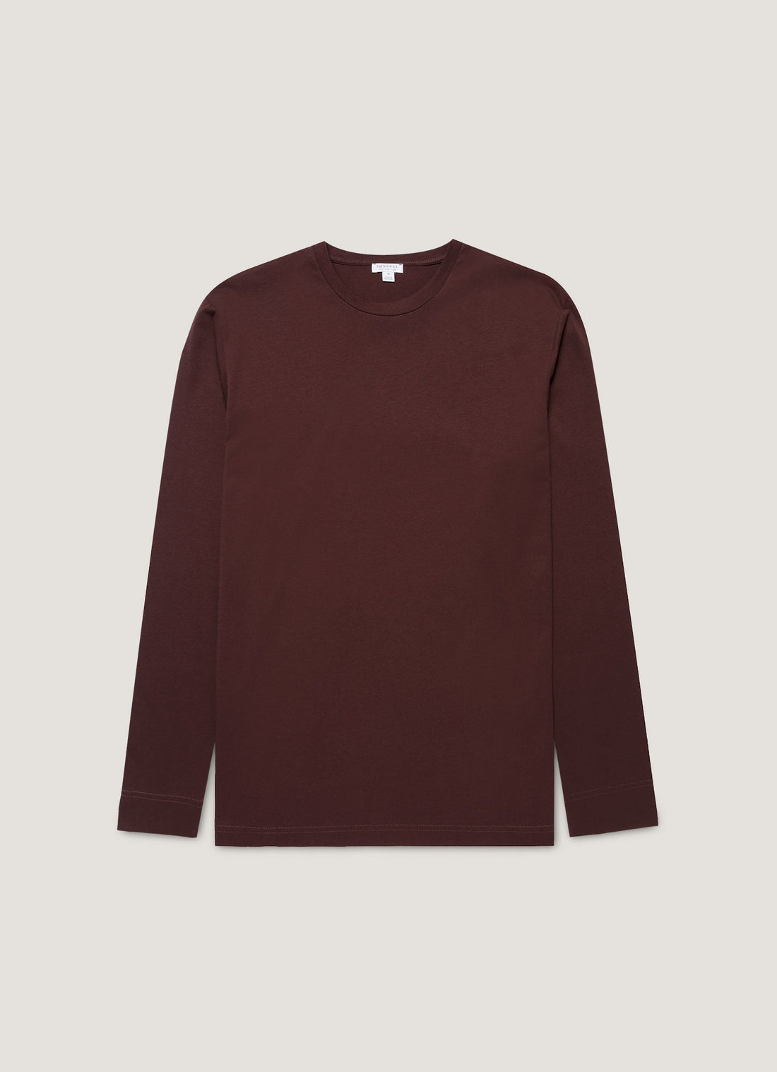 Men's Long Sleeve Riviera Midweight T-shirt in Bakelite