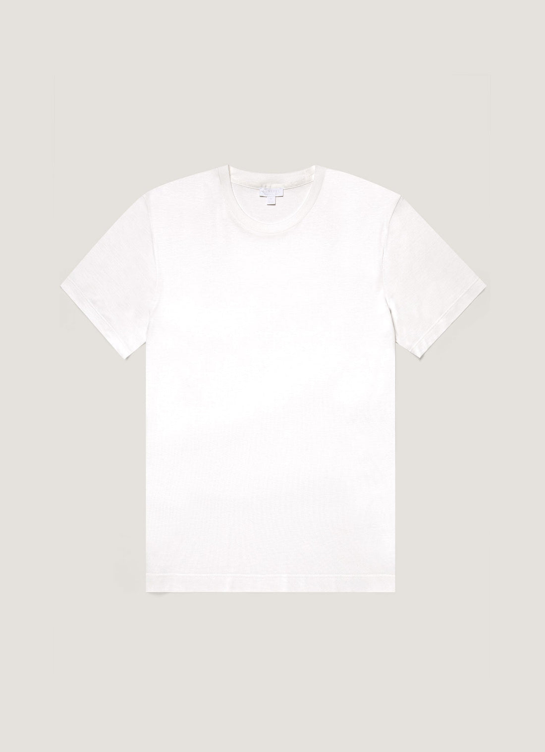 Men's Silk Cotton T-shirt in White