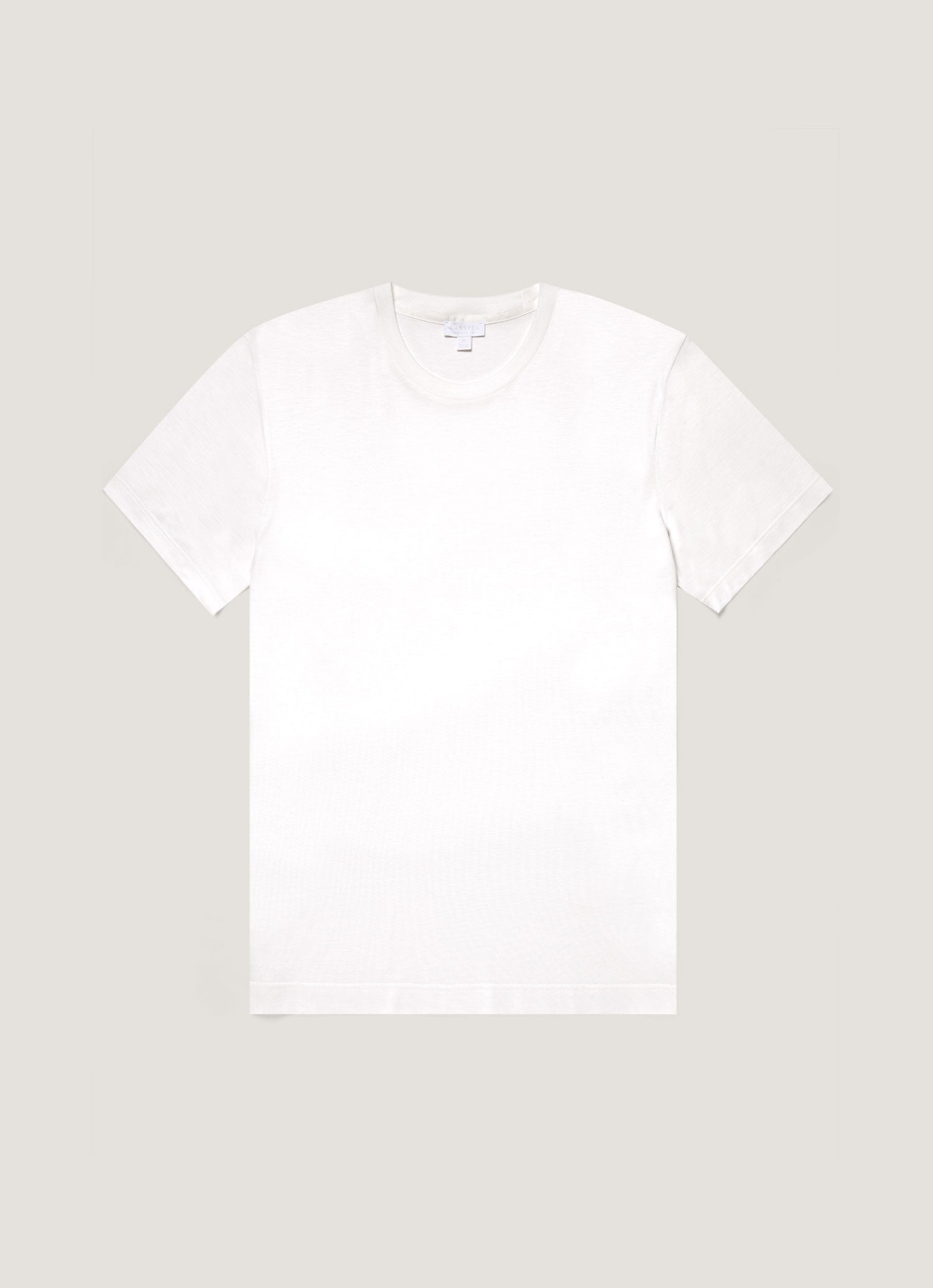 Men's Silk Cotton T-shirt in White