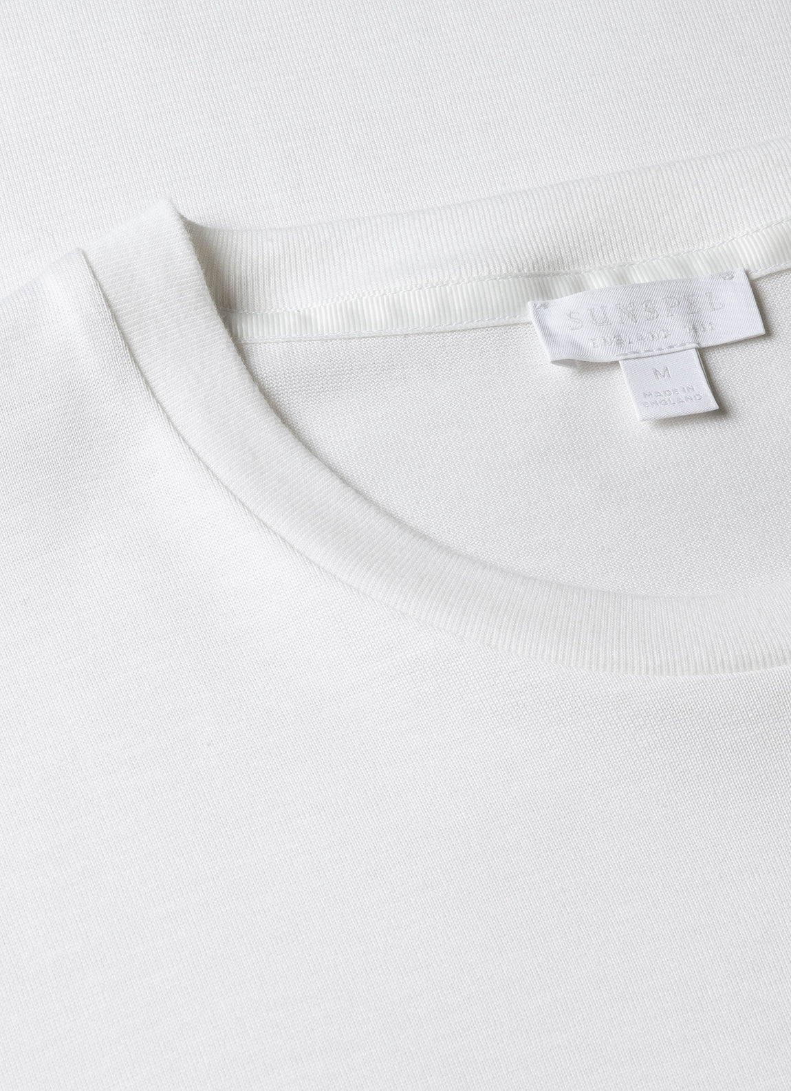 Men's Silk Cotton T-shirt in White