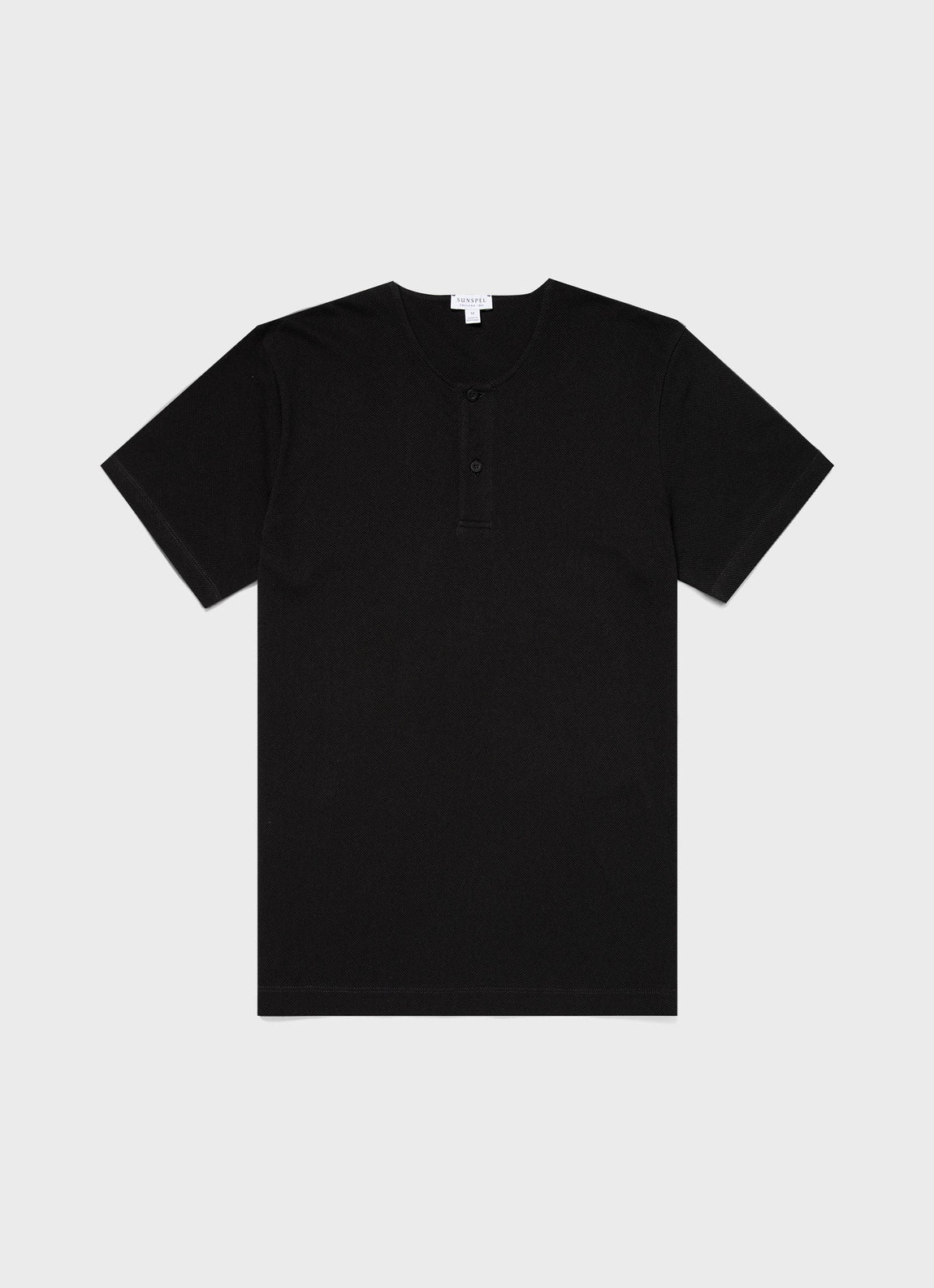 Men's Riviera Henley in Black