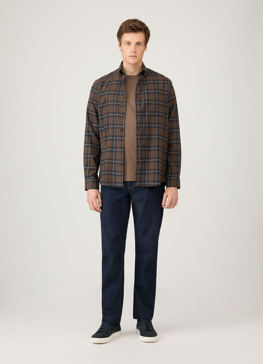 Men's Relaxed Fit Heavyweight T-shirt in Bark