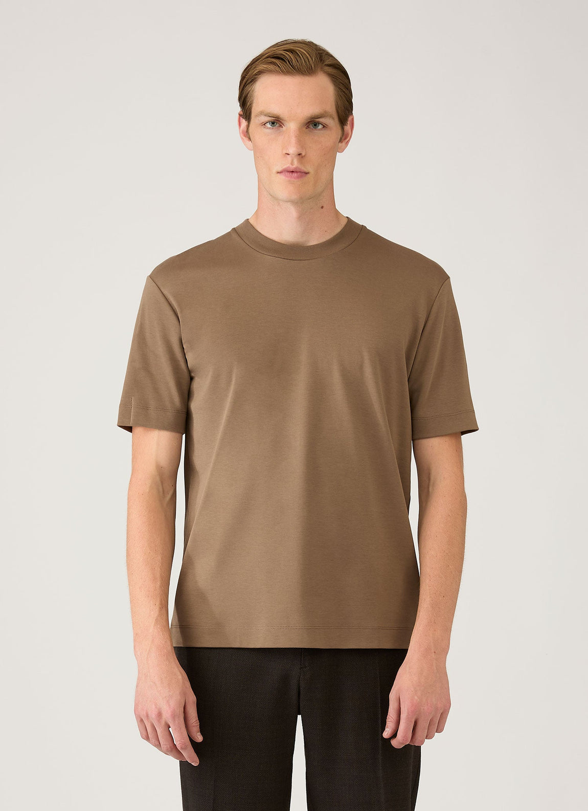 Men's Relaxed Fit Heavyweight T-shirt in Dark Cedar