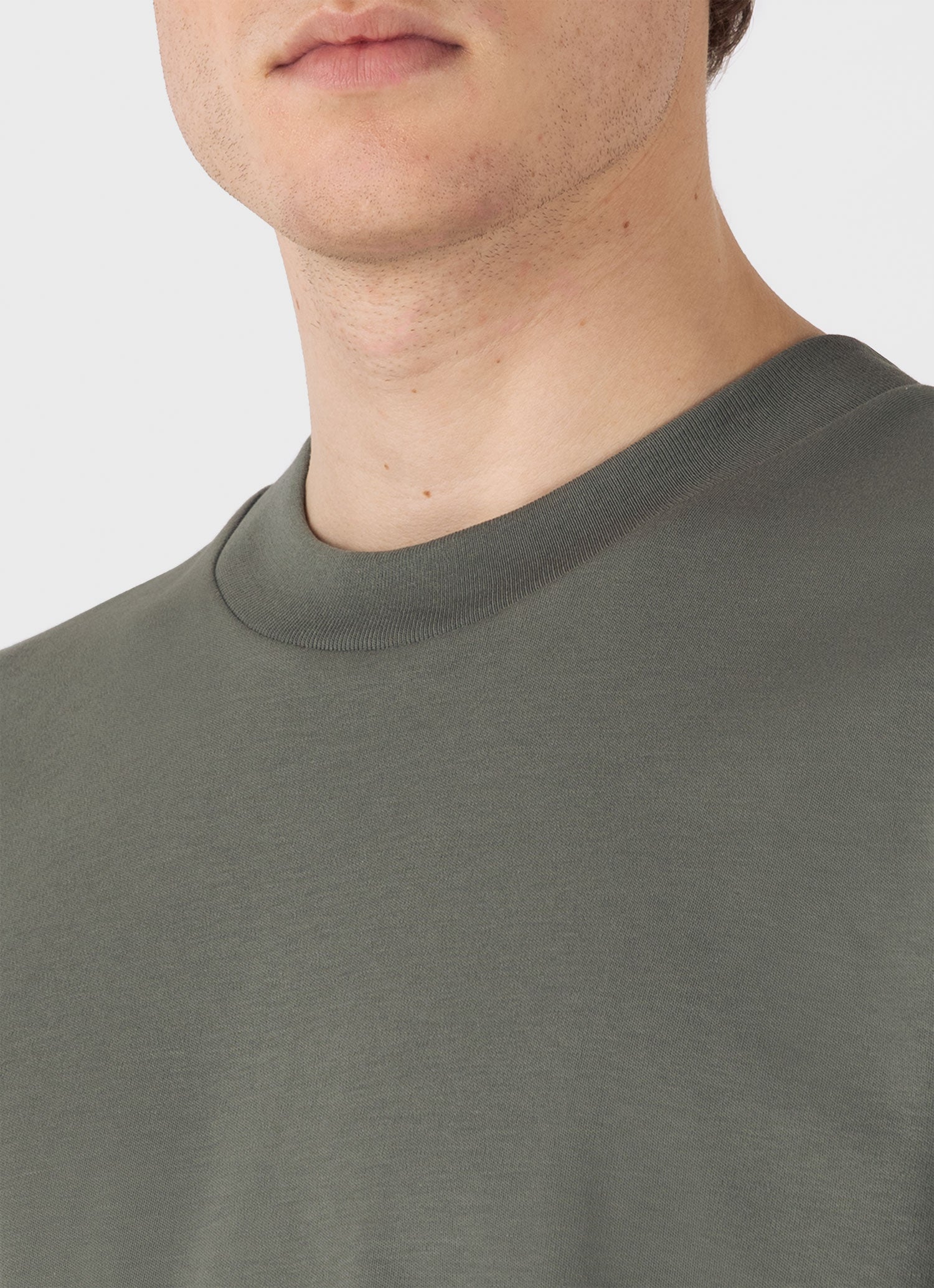 Men's Relaxed Fit Heavyweight T-shirt in Dusk Green