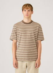 Men's Relaxed Fit Heavyweight T-shirt in Hazelwood/Dark Cedar