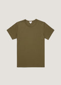 Men's Heavyweight Jersey T-shirt in Deep Olive