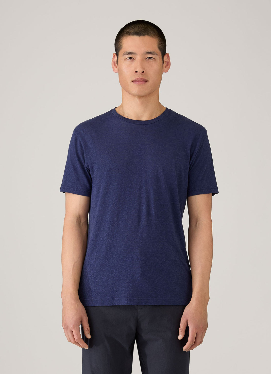 Baumwolle-Leinen T-Shirt