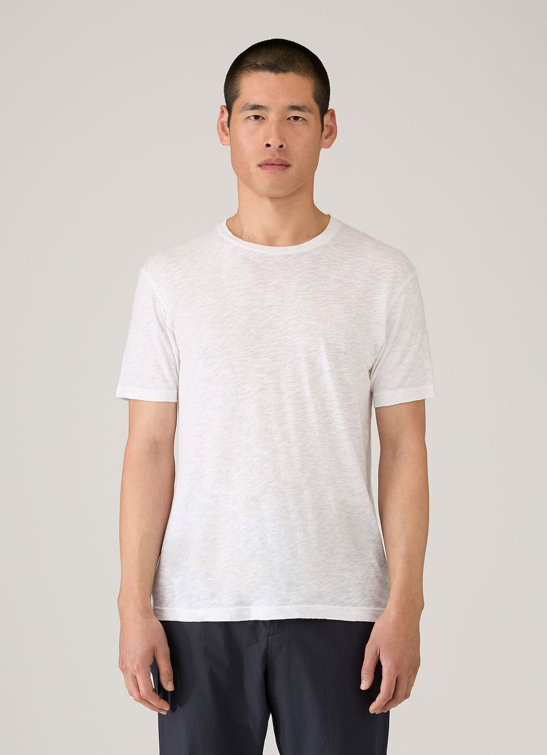 Baumwolle-Leinen T-Shirt