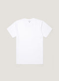 Men's Silk Cotton Cashmere T-shirt in White