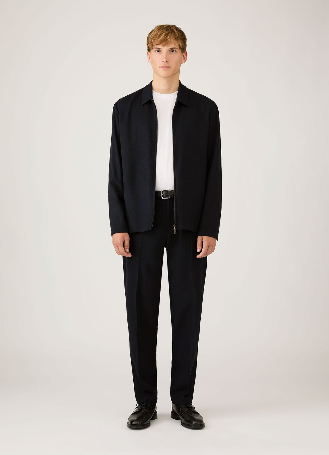 Men's Silk Cotton Cashmere T-shirt in White