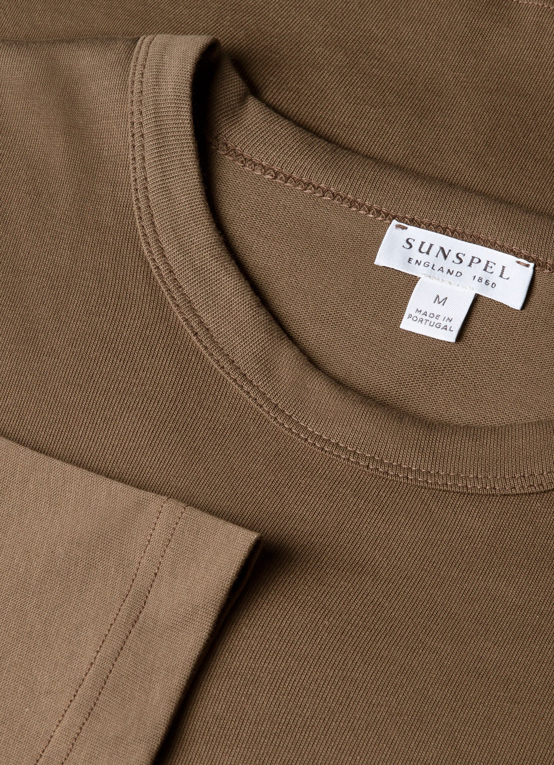 Men's Long Sleeve Heavyweight Jersey T-shirt in Dark Cedar