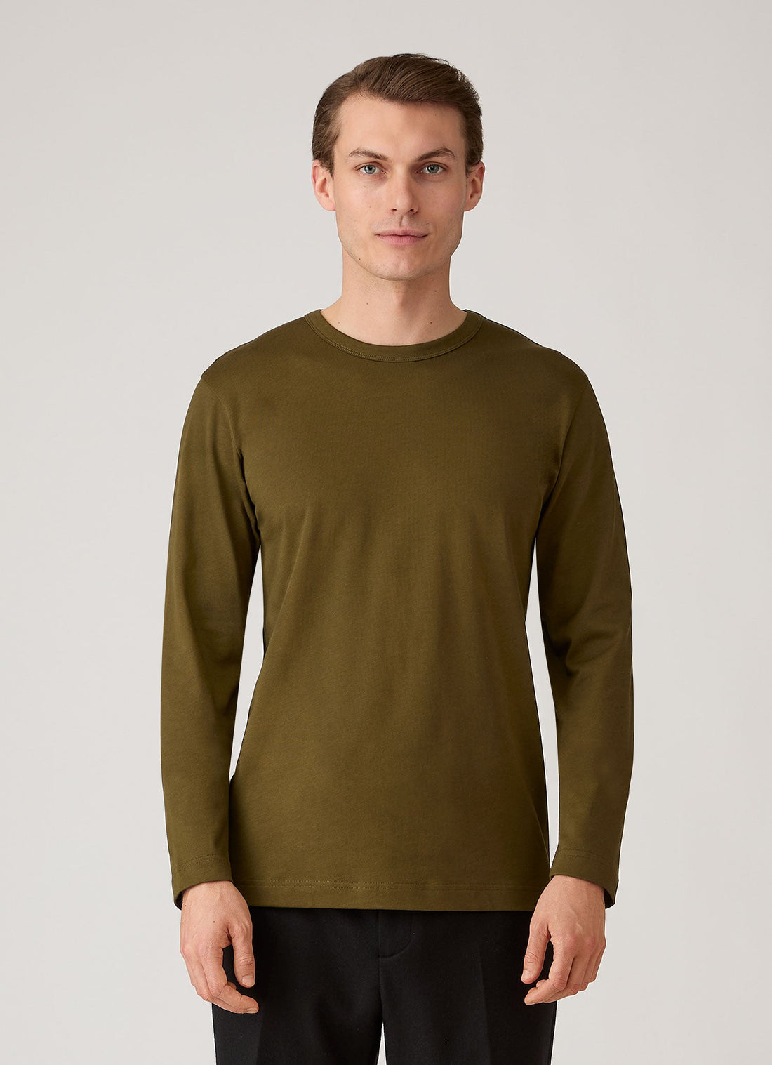 Klassisches Heavyweight Langarmshirt