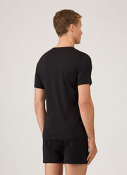 Men's Superfine Underwear T-shirt in Black