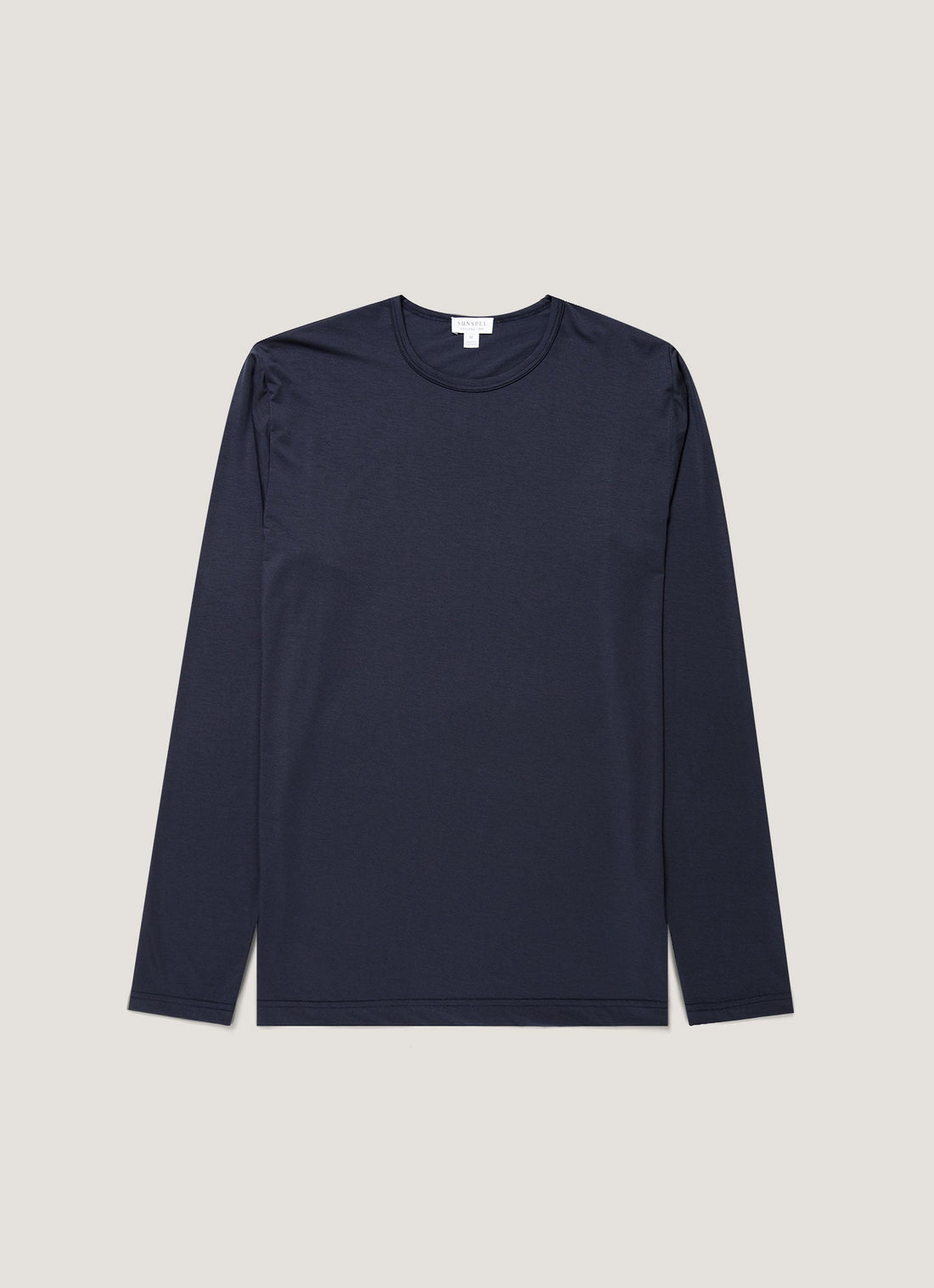 Men's Long Sleeve Tencel™ T-shirt in Navy