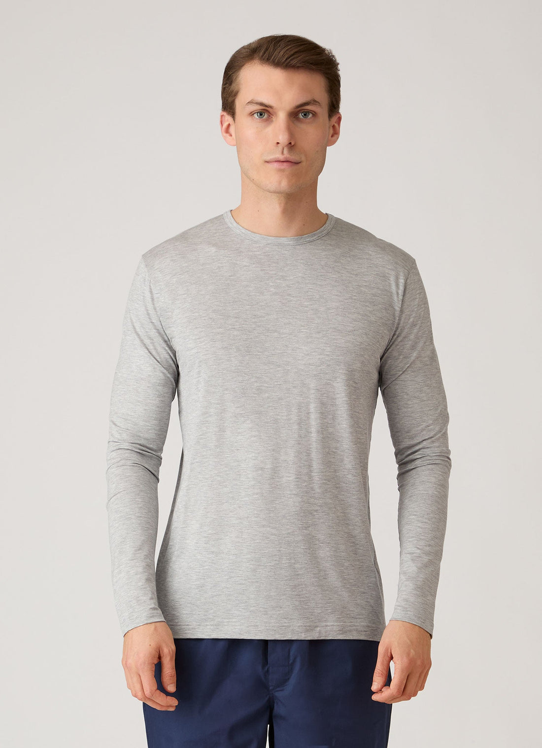 Tencel™ T‑Shirt mit langen Ärmeln