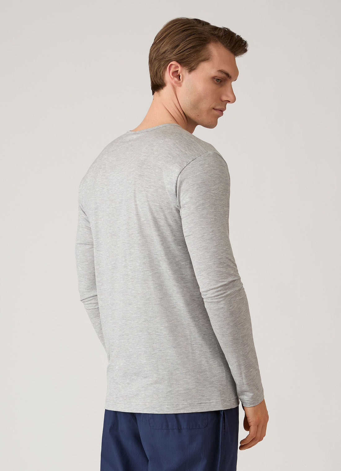 Tencel™ T‑Shirt mit langen Ärmeln